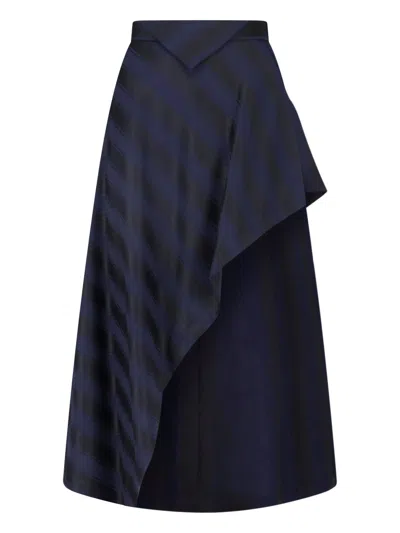 Vivienne Westwood High-waisted Skirt In Blue