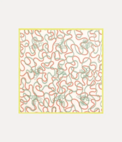 Vivienne Westwood Wiggle Orb Square Ivory Wiggle Orb Unisex In Multi