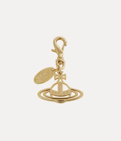 Vivienne Westwood Wild Beauty Dog Charm Keyring Metal Light-gold One Size Unisex