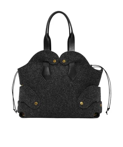 Vivienne Westwood Wilma Double-handle Tote Bag In Black