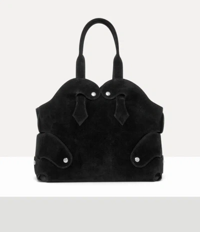 Vivienne Westwood Wilma Large Tote Leather Black