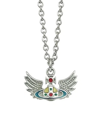 Pre-owned Vivienne Westwood Winged Orb Necklace