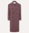 Vivienne Westwood Winston Coat Upcycled Wool Plum S Unisex In Purple