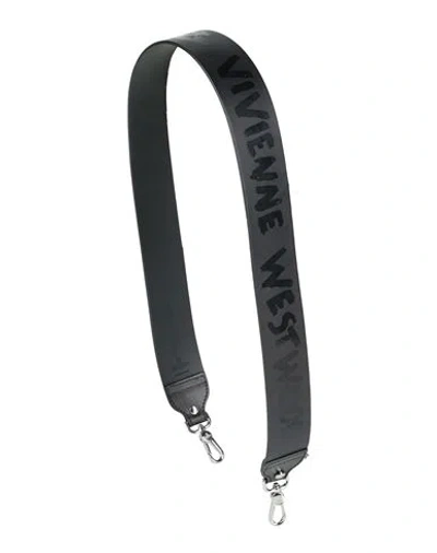 Vivienne Westwood Woman Bag Strap Black Size - Leather