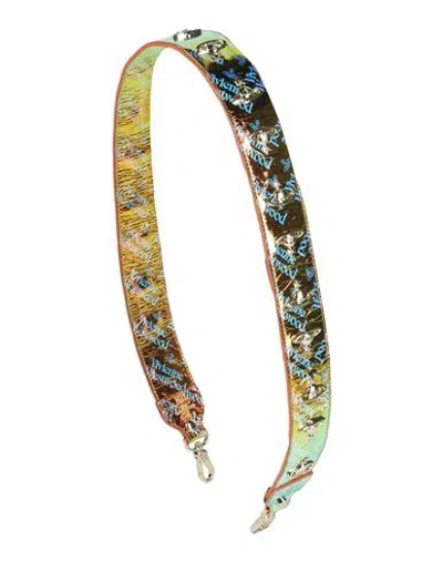 Vivienne Westwood Woman Bag Strap Copper Size - Leather In Multi