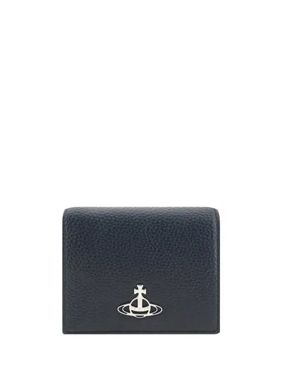 Vivienne Westwood Woman Billfold Wallet In Black