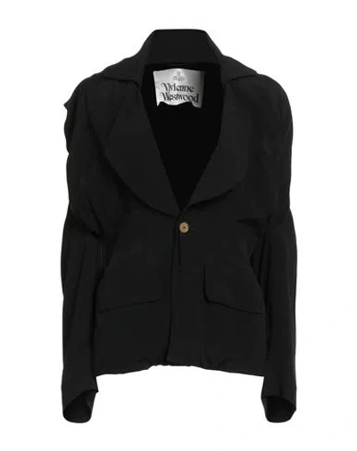 Vivienne Westwood Woman Blazer Black Size 10 Viscose