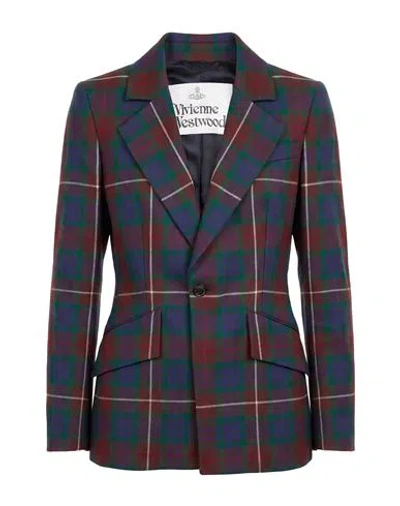 Vivienne Westwood Woman Blazer Blue Size 2 Virgin Wool