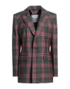 VIVIENNE WESTWOOD VIVIENNE WESTWOOD WOMAN BLAZER DARK GREEN SIZE 8 VIRGIN WOOL