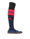 Vivienne Westwood Woman Boot Navy Size 9 Textile Fibers In Blue