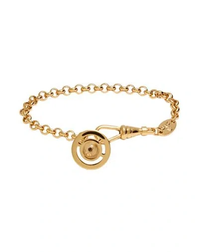 Vivienne Westwood Woman Bracelet Gold Size - Brass