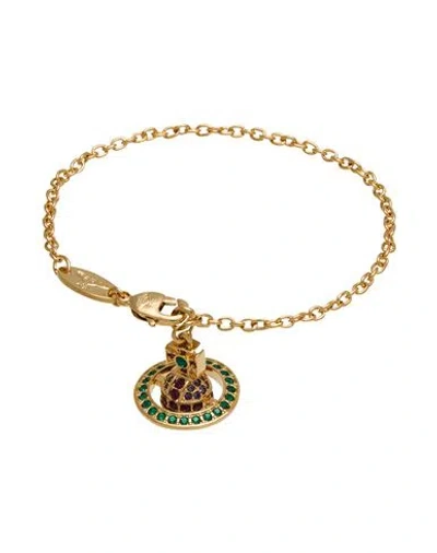 Vivienne Westwood Woman Bracelet Gold Size - Brass