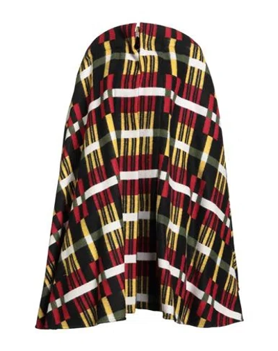 Vivienne Westwood Woman Cape Red Size Onesize Virgin Wool, Cotton, Polyamide In Brown