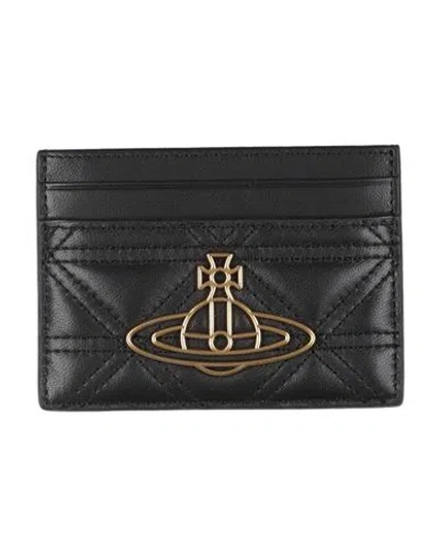 Vivienne Westwood Woman Cardholder Black Size - Leather