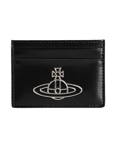 Vivienne Westwood Woman Cardholder Black Size - Cow Leather