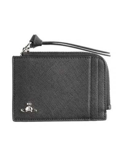 Vivienne Westwood Woman Cardholder Black Size - Leather