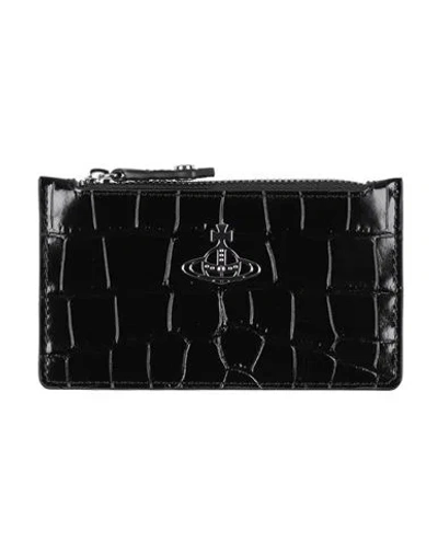 Vivienne Westwood Woman Cardholder Black Size - Leather