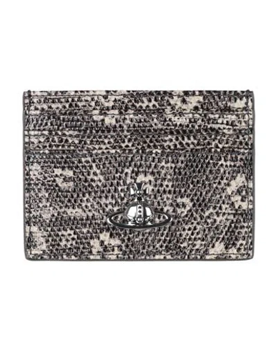 Vivienne Westwood Woman Cardholder Ivory Size - Leather In White