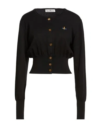 Vivienne Westwood Woman Cardigan Black Size L Cotton