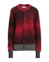 Vivienne Westwood Woman Cardigan Brick Size S/m Alpaca Wool, Polyamide, Wool, Acrylic In Red