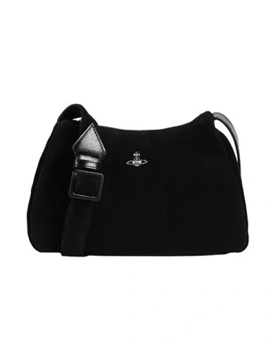 Vivienne Westwood Woman Cross-body Bag Black Size - Calfskin