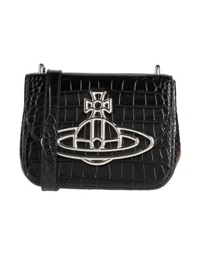 Vivienne Westwood Woman Cross-body Bag Black Size - Leather