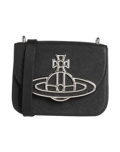 Vivienne Westwood Woman Cross-body Bag Black Size - Leather