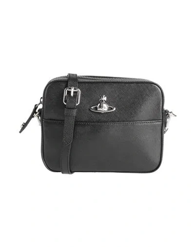 Vivienne Westwood Woman Cross-body Bag Black Size - Leather