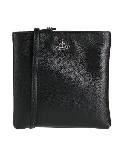 Vivienne Westwood Woman Cross-body Bag Black Size - Textile Fibers