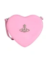 Vivienne Westwood Woman Cross-body Bag Pink Size - Cow Leather