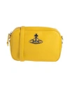 Vivienne Westwood Woman Cross-body Bag Yellow Size - Recycled Polyurethane, Polyurethane In Yellow