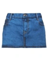 Vivienne Westwood Denim Foam Mini Skirt For In Blue