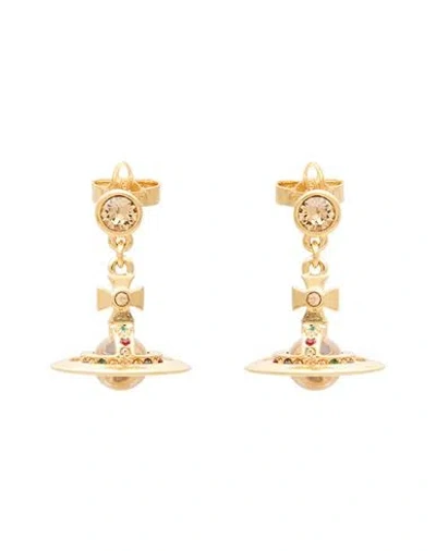 Vivienne Westwood Woman Earrings Gold Size - Brass