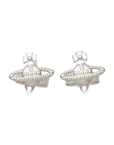 Vivienne Westwood Woman Earrings Silver Size - Brass