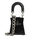 Vivienne Westwood Woman Handbag Black Size - Calfskin In Black