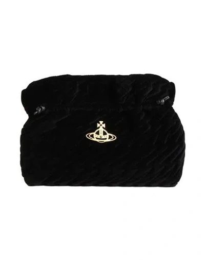 Vivienne Westwood Woman Handbag Black Size - Textile Fibers