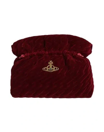 Vivienne Westwood Woman Handbag Burgundy Size - Textile Fibers