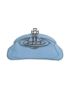 Vivienne Westwood Woman Handbag Light Blue Size - Leather In Blue