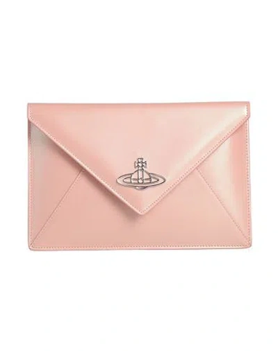 Vivienne Westwood Woman Handbag Light Pink Size - Leather
