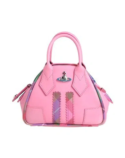 Vivienne Westwood Woman Handbag Pink Size - Leather