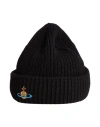 Vivienne Westwood Woman Hat Black Size Onesize Wool In Black