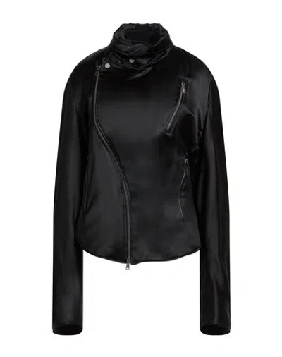 Vivienne Westwood Woman Jacket Black Size L Viscose, Acrylic In Metallic