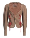 Vivienne Westwood Woman Jacket Brown Size 4 Linen, Viscose In Brown