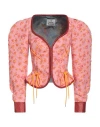 Vivienne Westwood Woman Jacket Salmon Pink Size 6 Recycled Polyester, Polyamide, Polyester In Pink