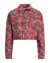 Vivienne Westwood Marlene Orb Logo-print Jacket In Tomato Red