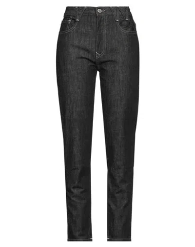 Vivienne Westwood Woman Denim Pants Black Size 25 Cotton