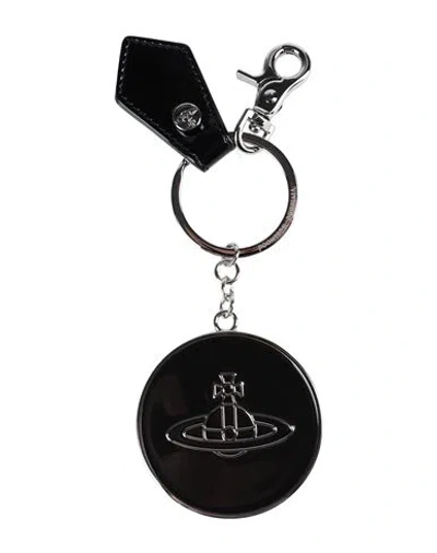 Vivienne Westwood Woman Key Ring Black Size - Zamak