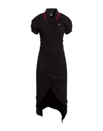 Vivienne Westwood Woman Maxi Dress Black Size L Organic Cotton