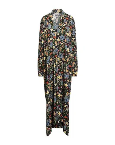 Vivienne Westwood Woman Maxi Dress Midnight Blue Size 10 Viscose In Brown