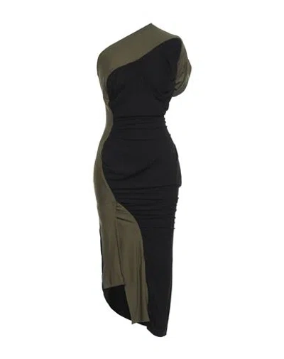 Vivienne Westwood Woman Maxi Dress Military Green Size Xxl Viscose